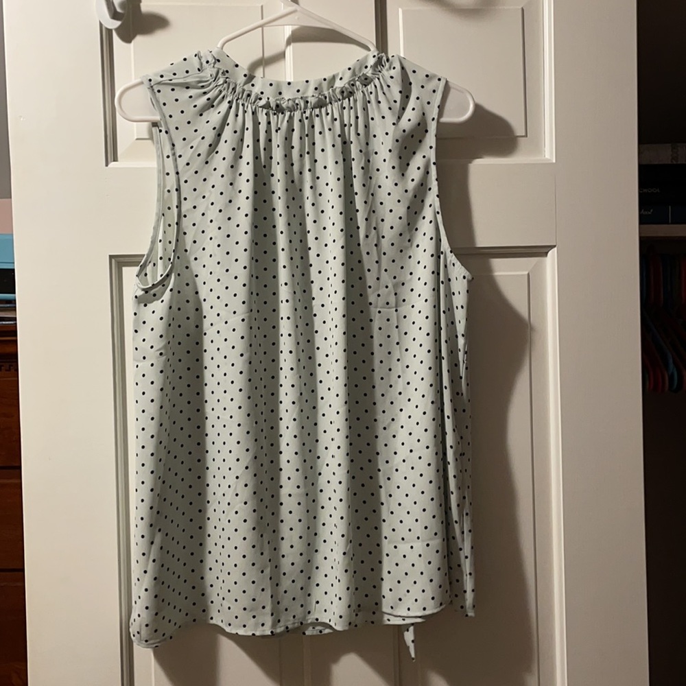 Ann Taylor polka dot top